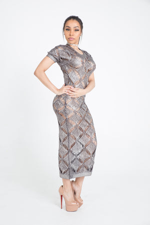 Quilted Metal dress
